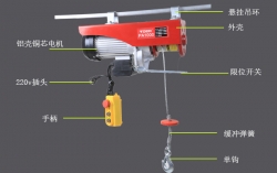 PA微型電動(dòng)葫蘆配件及特點(diǎn)