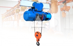 2噸鋼絲繩電動葫蘆彎道出軌咋回事？