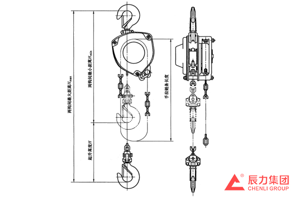 手拉葫蘆結(jié)構(gòu)圖 手拉葫蘆結(jié)構(gòu)圖