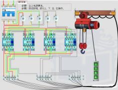電動(dòng)葫蘆工作原理主電路控制電路，工作原理，接線步驟