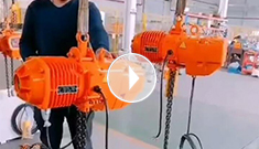 雙速15臺辰力電動葫蘆測試完畢，準備打包發(fā)貨