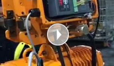  辰力集團變頻電動葫蘆超載測試中